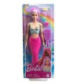 Barbie Syrenka Lalka Długie włosy HRR00