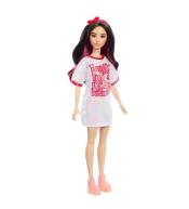Barbie Fashionistas. Lalka Sukienka kropki HRH12