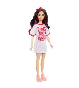 Barbie Fashionistas. Lalka Sukienka kropki HRH12