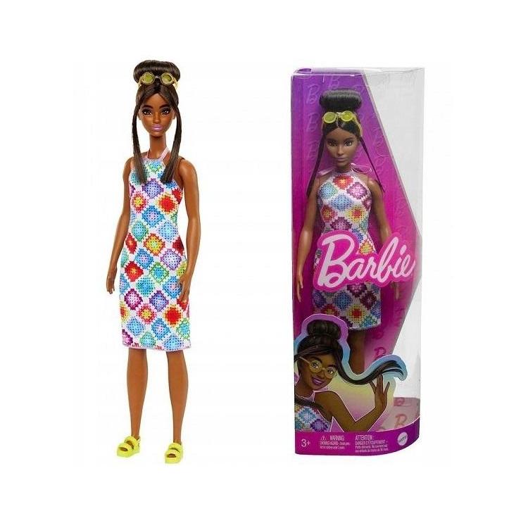 Barbie Fashionistas. Lalka w sukience HJT07