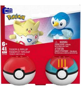 Mega Pokemon Pokeball Togepi i Piplup JCT44