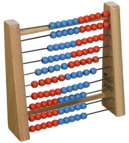 Liczydło czerwono-niebieskie