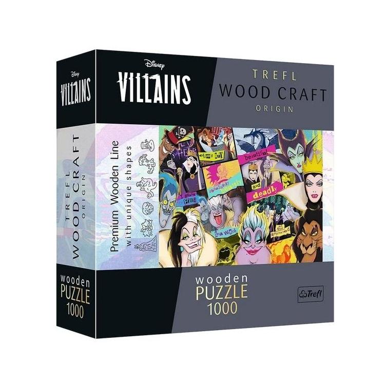 Puzzle drewniane 1000 Zlot złoczyńców TREFL