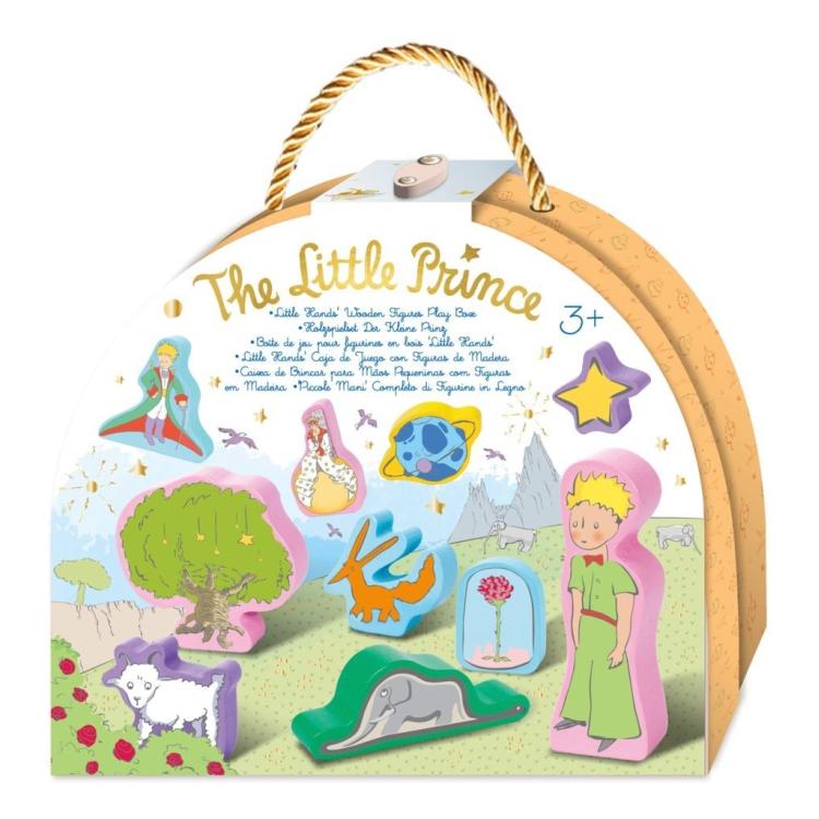 Zestaw drewnianych figurek do zabawy Mały Książę