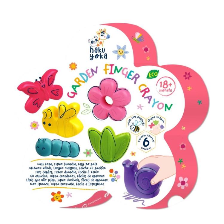 Kredki na palce - Ogród