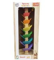 Zabawka drewniana - Tęczowy kulodrom TREFL
