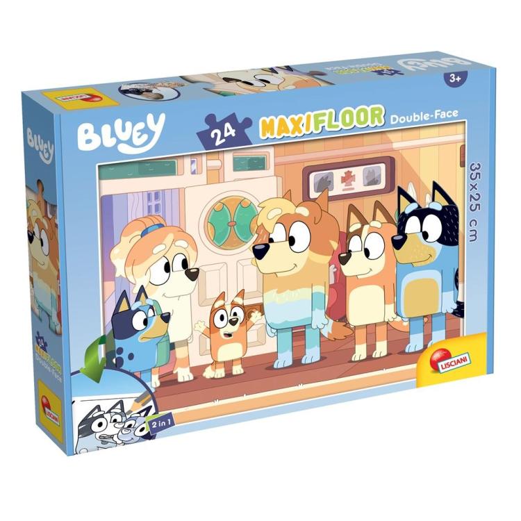 Puzzle podłogowe dwustronne Maxi 24 Bluey