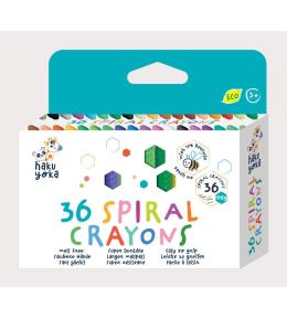 Kredki spiralne - 36 kolorów