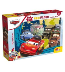 Puzzle podłogowe dwustronne Maxi 24 Auta