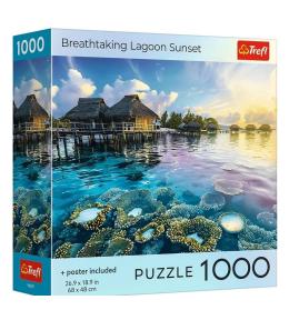 Puzzle 1000 USA Collection: Tahiti Sunset TREFL