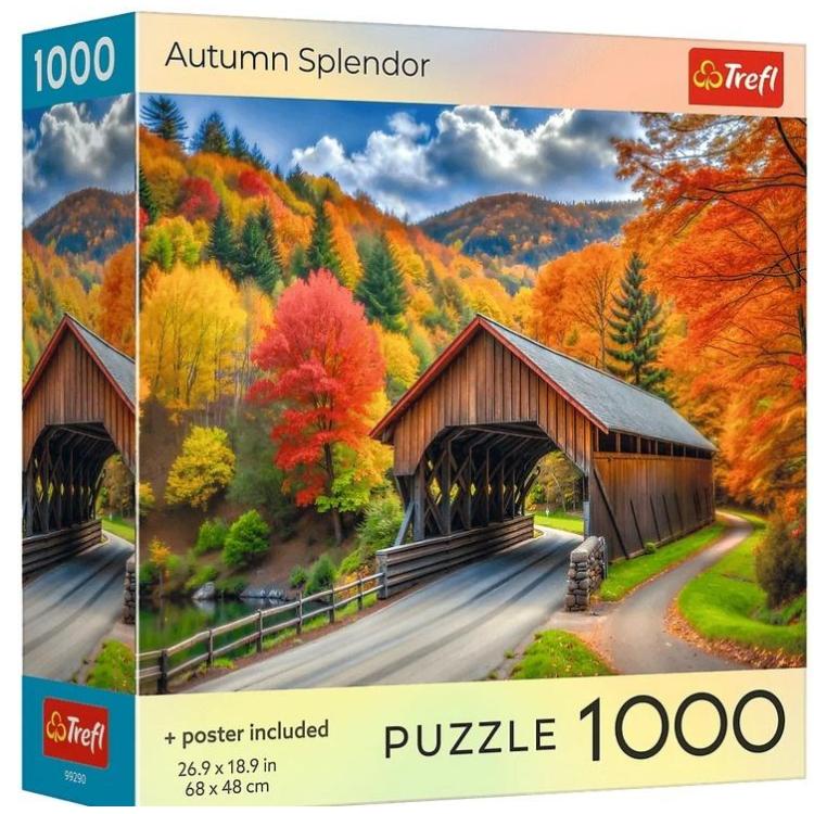 Puzzle 1000 USA Collection: Autumn Splendor TREFL