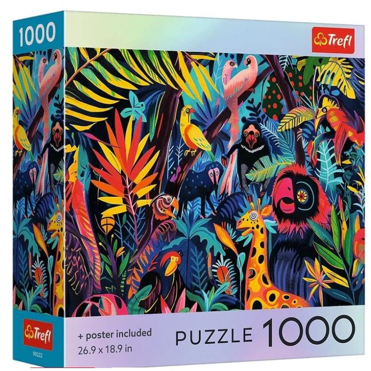 Puzzle 1000 USA Collection: In the Jungle TREFL