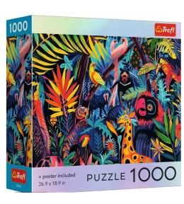 Puzzle 1000 USA Collection: In the Jungle TREFL