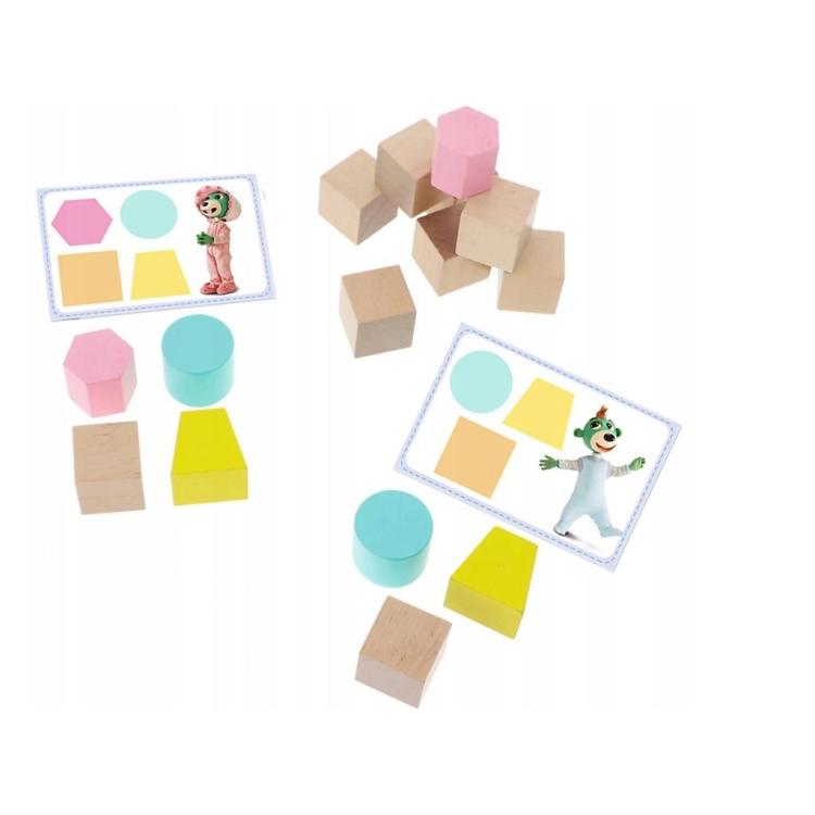 Zabawka drewniana - O!Klocki. Pasowanki TREFL