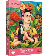 Puzzle 1000 Frida Kahlo: Portret w dżungli TREFL