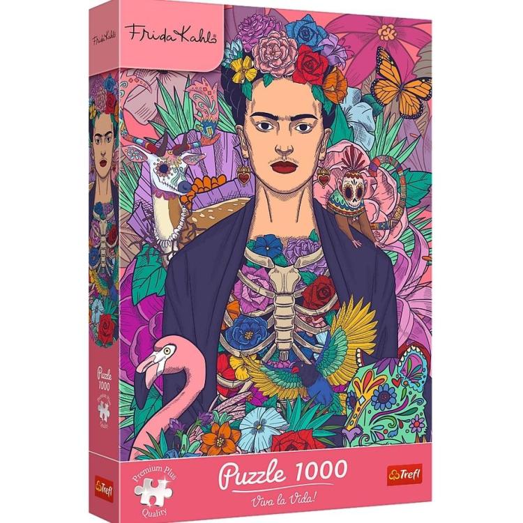 Puzzle 1000 Frida Kahlo: Kwitnąca dusza TREFL