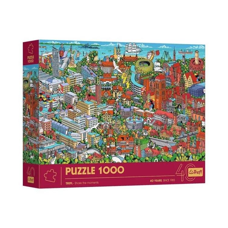 Puzzle 1000 Jubileusz Trójmiasto TREFL
