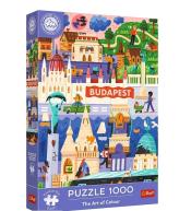 Puzzle 1000 The Art of Colour: Budapeszt... TREFL