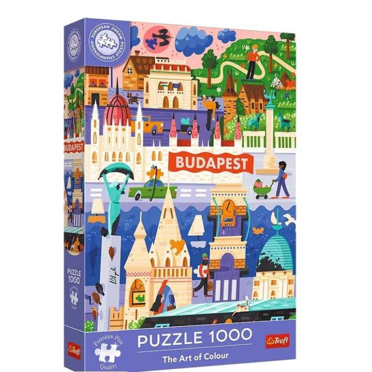 Puzzle 1000 The Art of Colour: Budapeszt... TREFL