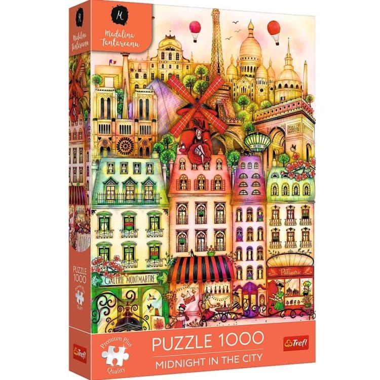 Puzzle 1000 O północy w Paryżu TREFL