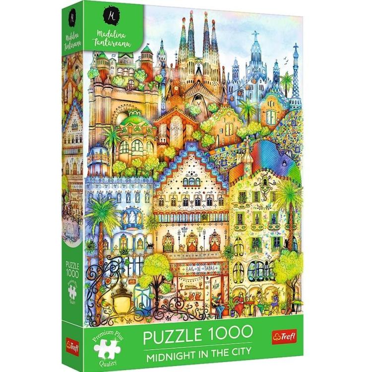 Puzzle 1000 O północy w Barcelonie TREFL
