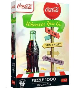 Puzzle 1000 Coca-Cola:Gdziekolwiek zmierzasz TREFL