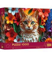 Puzzle 1000 Paper Art: Kot TREFL