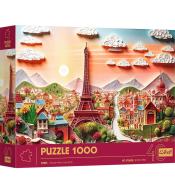 Puzzle 1000 Paper Art: Paryż TREFL