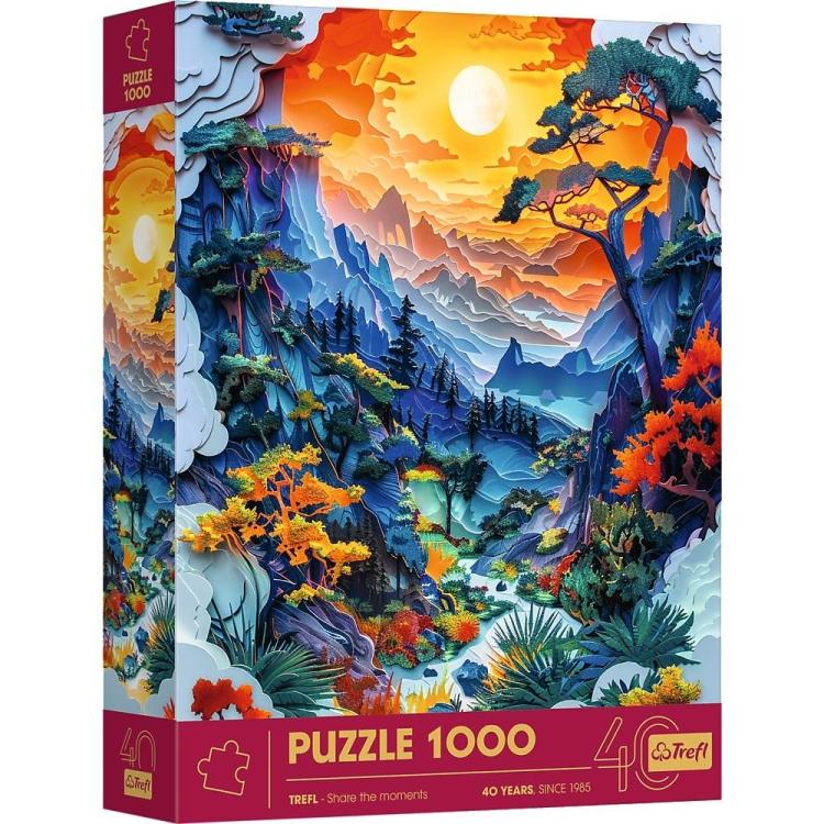 Puzzle 1000 Paper Art: Dolina TREFL