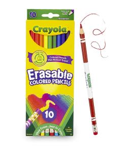 Ścieralne kredki ołówkowe Crayola 10 szt.