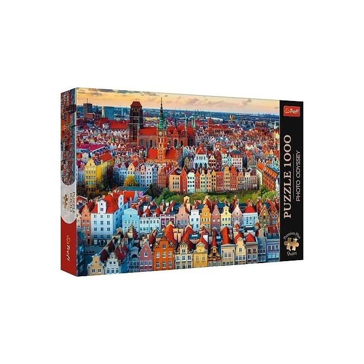 Puzzle 1000 Widok na Gdańsk, Polska TREFL