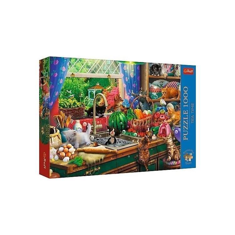 Puzzle 1000 Kociaki rozrabiaki TREFL