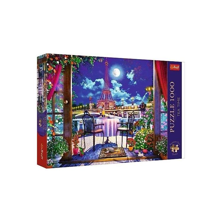 Puzzle 1000 Paryż w blasku księżyca TREFL