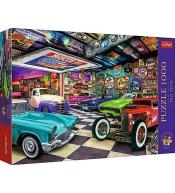 Puzzle 1000 Garaż kolekcjonera samochodów TREFL