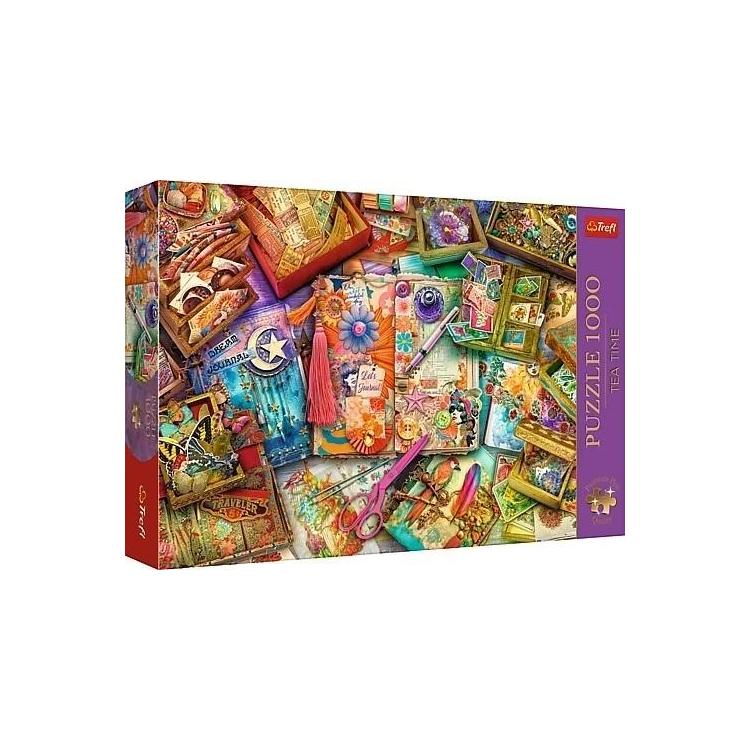 Puzzle 1000 Biurko dziennikarza TREFL