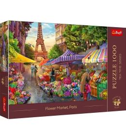 Puzzle 1000 Targ kwiatowy, Paryż TREFL