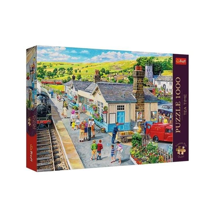 Puzzle 1000 Dworzec kolejowy TREFL