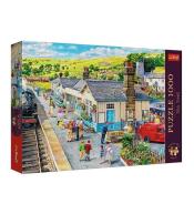 Puzzle 1000 Dworzec kolejowy TREFL