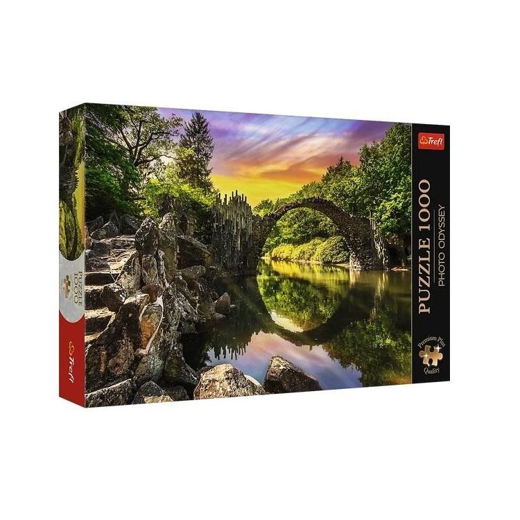 Puzzle 1000 Most Rakotza w Kromlau, Niemcy TREFL