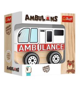 Zabawka drewniana - Ambulans TREFL