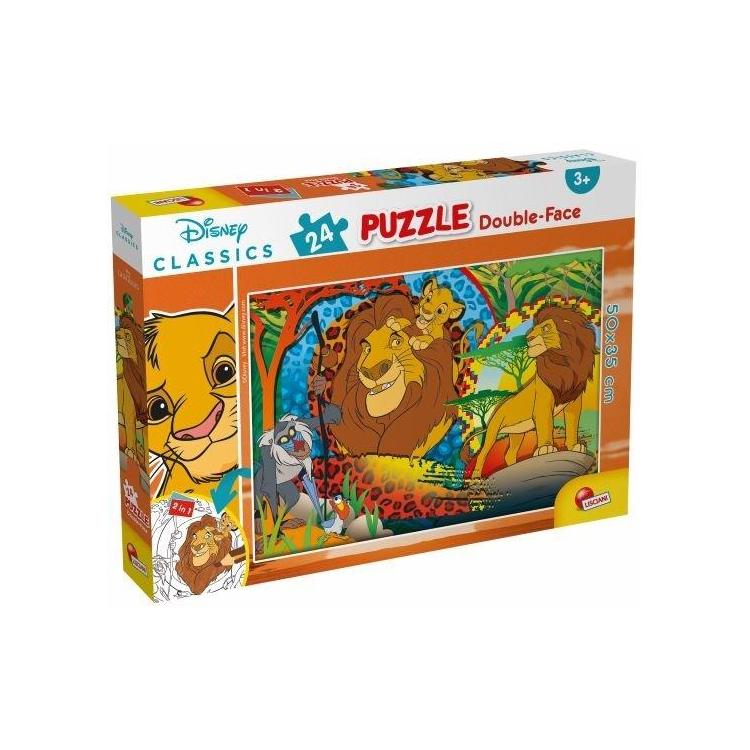 Puzzle dwustronne Plus 24 Król Lew