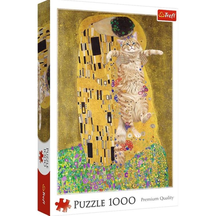 Puzzle 1000 Purrfekcyjny Pocałunek TREFL