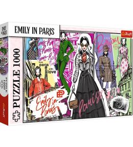 Puzzle 1000 Emily w Paryżu:Modowe Inspiracje TREFL