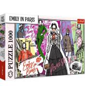 Puzzle 1000 Emily w Paryżu:Modowe Inspiracje TREFL