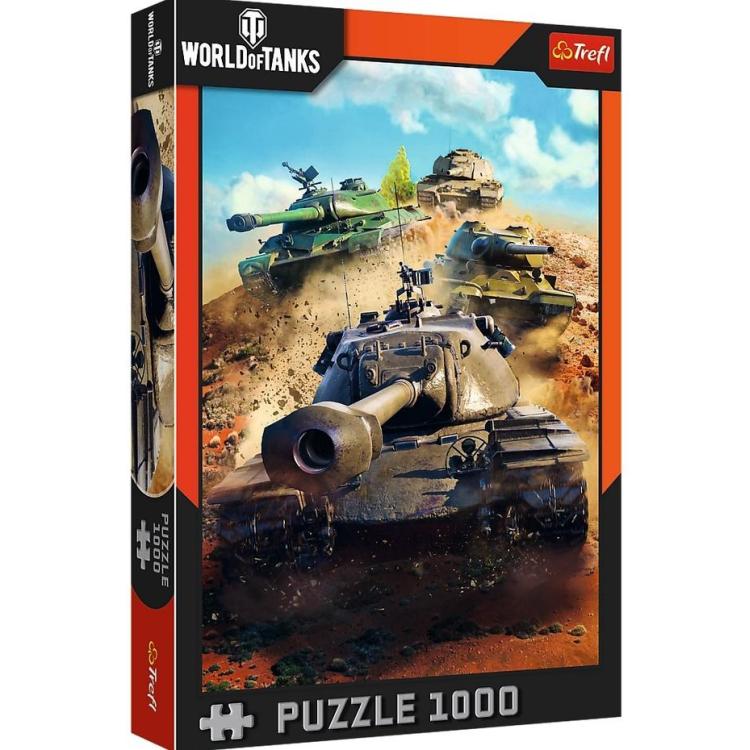 Puzzle 1000 World of Tanks: Czołgi w boju TREFL
