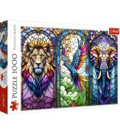 Puzzle 1000 Witraż: Zwierzęta TREFL