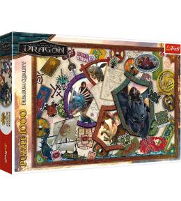Puzzle 1000 Jak wytresować Smoka Bohaterowie TREFL
