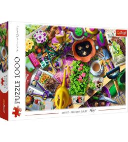Puzzle 1000 Porządki w ogrodzie TREFL