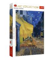Puzzle 1000 Taras kawiarni w nocy TREFL