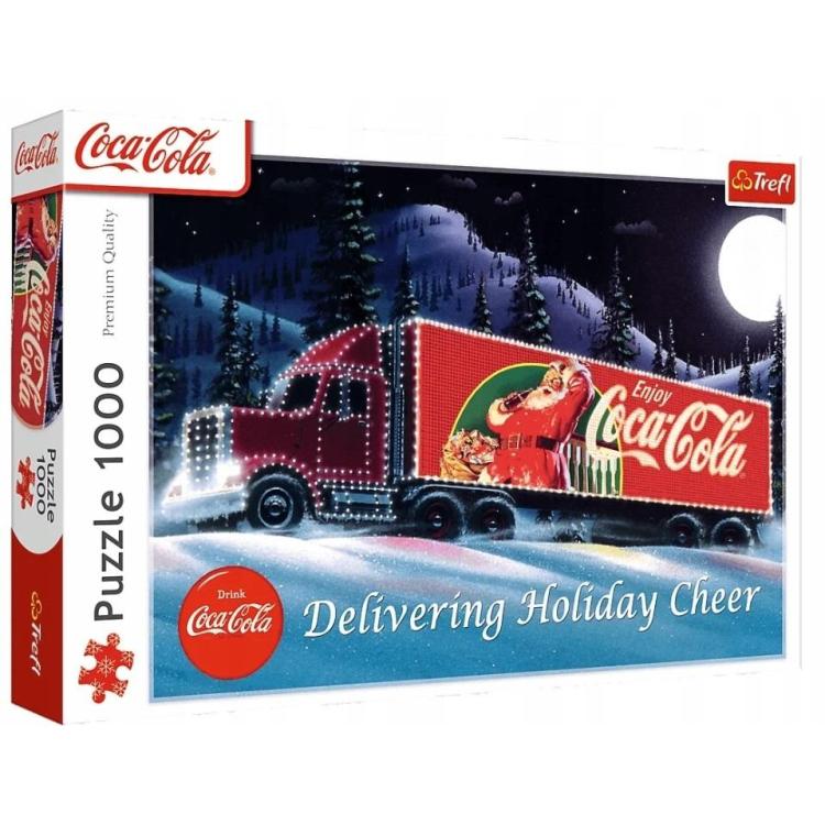 Puzzle 1000 Coca-Cola: Świąteczna Ciężarówka TREFL